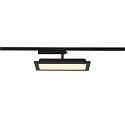 1-Phasen LED Flächen-Strahler PANEL TRACK, Eckig, 15x30cm, 230V / 450mA, 18W 3000K 1800lm, CRi >90, Schwarz