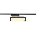 SLV LED 1-phase spot PANEL TRACK, square, 15x30cm, 18W, 3000K, black