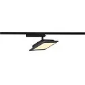 SLV LED 1-phase spot PANEL TRACK, square, 15x30cm, 18W, 3000K, black