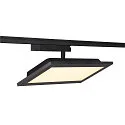 SLV LED 1-phase spot PANEL TRACK, square, 15x30cm, 18W, 3000K, black