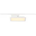 SLV LED 1-phase spot PANEL TRACK, square, 15x30cm, 18W, 3000K, white