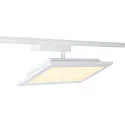 SLV LED 1-phase spot PANEL TRACK, square, 15x30cm, 18W, 3000K, white