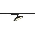 1-Phasen LED Strahler PANEL TRACK, Rund, Ø 20cm, 230V / 450mA, 18W 3000K 1800lm, CRi >90, Schwarz