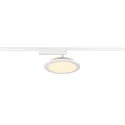 SLV 1-Phasen LED Strahler PANEL TRACK, Rund, Ø 20cm, 230V / 450mA, 18W 3000K 1800lm, CRi >90, Weiß