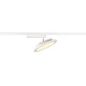 SLV 1-Phasen LED Strahler PANEL TRACK, Rund, Ø 20cm, 230V / 450mA, 18W 3000K 1800lm, CRi >90, Weiß
