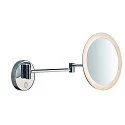 LED Wandleuchte MAGANDA WL Kosmetikspiegel, CCT switch, 2700/3000/4000K, IP44, chrom