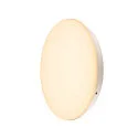 SLV Wall / Ceiling luminaire SIMA SENSOR, round, 3000K, 2150lm, IP44, white
