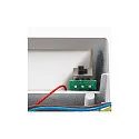 SLV LED Außenwandleuchte SITRA S WL SINGLE, IP44 IK05, 6.2W 3000/4000K (CCT Switch) 580/620lm 105°, weiß