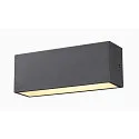 LED Außenwandleuchte SITRA L, UP/DOWN, IP65 IK03, 24W 3000/4000K (CCT Switch) 2800lm 2x105°, anthrazit