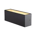 LED Außenwandleuchte SITRA L, UP/DOWN, IP65 IK03, 24W 3000/4000K (CCT Switch) 2800lm 2x105°, anthrazit