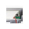 SLV LED Außenwandleuchte SITRA L, UP/DOWN, IP65 IK03, 24W 3000/4000K (CCT Switch) 2800lm 2x105°, weiß