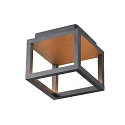 Outdoor LED Deckenleuchte QUADRULO CL, indirekt, IP55 IK04, 7.5W 3000K 230lm, anthrazit