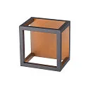 SLV Outdoor LED Deckenleuchte QUADRULO CL, indirekt, IP55 IK04, 7.5W 3000K 230lm, anthrazit