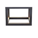 SLV Outdoor LED Deckenleuchte QUADRULO CL, indirekt, IP55 IK04, 7.5W 3000K 230lm, anthrazit