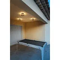 SLV Outdoor LED Deckenleuchte QUADRULO CL, indirekt, IP55 IK04, 7.5W 3000K 230lm, anthrazit