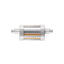 LED Leuchtmittel QT DE12 R7S 78mm, 9W, 3000K, CRI90, 330°, transparent