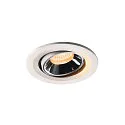 LED Deckeneinbauleuchte NUMINOS® MOVE S, 2700K, 20°, Weiß / Chrom