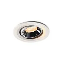 LED Deckeneinbauleuchte NUMINOS® MOVE S, 3000K, 20°, Weiß / Chrom