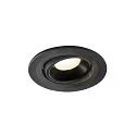 LED Deckeneinbauleuchte NUMINOS® MOVE S, 4000K, 20°, Schwarz