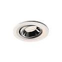 LED Deckeneinbauleuchte NUMINOS® MOVE S, 4000K, 55°, Weiß / Chrom