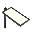 SLV LED Büro-Stehleuchte WORKLIGHT, Up/Down, mit Sensor, 79W 4000K 7600lm 100°/80°, UGR , Schwarz