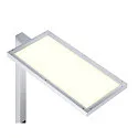 SLV LED Büro-Stehleuchte WORKLIGHT, Up/Down, mit Sensor, 79W 4000K 7600lm 100°/80°, UGR , Weiß