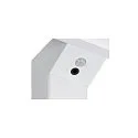SLV LED Büro-Stehleuchte WORKLIGHT, Up/Down, mit Sensor, 79W 4000K 7600lm 100°/80°, UGR , Weiß