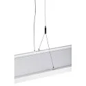 SLV Pendant luminaire WORKLIGHT DALI, 57W, 4000K, 80°, white