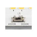 LED 3-Phasen-Leuchte SIGHT TRACK CCT ON-OFF, 114cm 37W 3000/400K (CCT-Switch) 3000lm 120°, CRi >90, schaltbar, schwarz