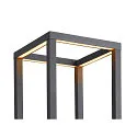 SLV Outdoor LED Stehleuchte QUADRULO, IP55 IK04, 7.5W 3000K 230lm, anthrazit