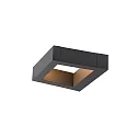 LED Wandleuchte BOOKAT, 15W, 3000/4000K, anthrazit