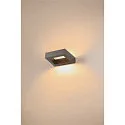 SLV LED Wandleuchte BOOKAT, 15W, 3000/4000K, anthrazit