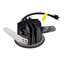 SLV LED Deckeneinbauleuchte NUMINOS® XS, 2700K, 20°, Schwarz
