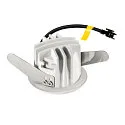 SLV LED Deckeneinbauleuchte NUMINOS® XS, 2700K, 20°, Weiß / Schwarz