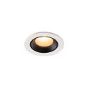 LED Deckeneinbauleuchte NUMINOS® XS, 2700K, 55°, Weiß / Schwarz