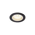 LED Deckeneinbauleuchte NUMINOS® XS, 4000K, 40°, Schwarz / Weiß