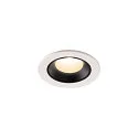 LED Deckeneinbauleuchte NUMINOS® XS, 4000K, 20°, Weiß / Schwarz