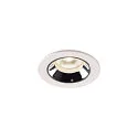 LED Deckeneinbauleuchte NUMINOS® XS, 4000K, 55°, Weiß / Chrom