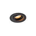 LED Deckeneinbauleuchte NUMINOS® MOVE XS, 2700K, 55°, Schwarz