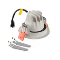 SLV LED Deckeneinbauleuchte NUMINOS® MOVE XS, 2700K, 40°, Weiß / Schwarz