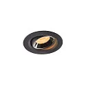 LED Deckeneinbauleuchte NUMINOS® MOVE XS, 3000K, 55°, Schwarz / Chrom