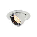 LED Deckeneinbauleuchte NUMINOS® GIMBLE XS, 2700K, 20°, Weiß / Chrom