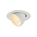 LED Deckeneinbauleuchte NUMINOS® GIMBLE XS, 3000K, 55°, weiß