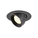 LED Deckeneinbauleuchte NUMINOS® GIMBLE XS, 4000K, 40°, Schwarz