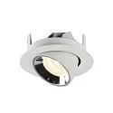 SLV LED Deckeneinbauleuchte NUMINOS® GIMBLE XS, 4000K, 40°, Weiß / Chrom