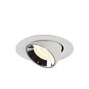 SLV LED Deckeneinbauleuchte NUMINOS® GIMBLE XS, 4000K, 40°, Weiß / Chrom