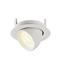 SLV LED Ceiling recessed luminaire NUMINOS® GIMBLE XS, 4000K, 55°, white