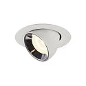 LED Deckeneinbauleuchte NUMINOS® GIMBLE XS, 4000K, 55°, Weiß / Chrom