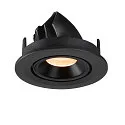 SLV LED Ceiling recessed luminaire NUMINOS® GIMBLE S, 2700K, 20°, black
