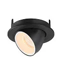 SLV LED Deckeneinbauleuchte NUMINOS® GIMBLE S, 2700K, 40°, Schwarz / Weiß
